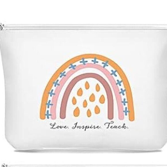 Inspirational Cosmetic Bag (love, inspire, Teach) BRAND NEW - Picture 1 of 1